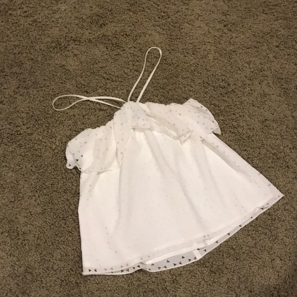 White summer top